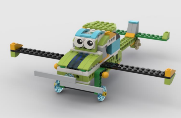 скачать пошаговую инструкцию Lego wedo 2.0 самолет с пропеллером в формате PDF для урока по робототехнике