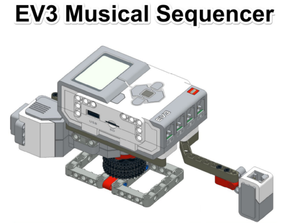 lego EV3 mindstorms музыкальная вертушка инструкия схема сборки робота