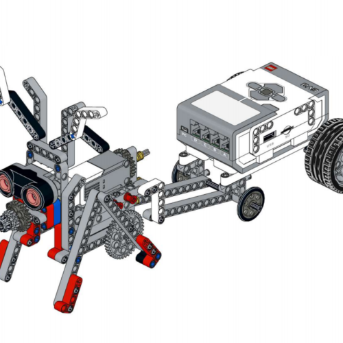 Олень Lego EV3 Mindstorms инструкция по сборке скачать