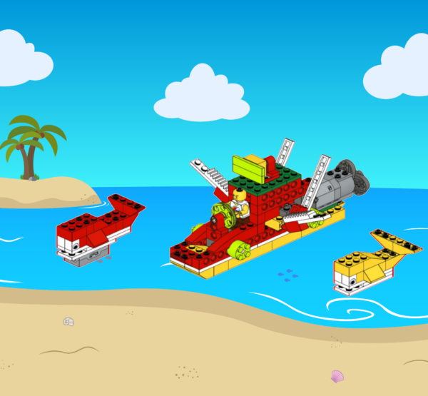 лодка и дельфины Lego wedo 1.0 инструкция по сборке скачать в формате pdf