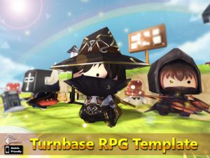 Turnbase-RPG-Template бесплатный Unity asset