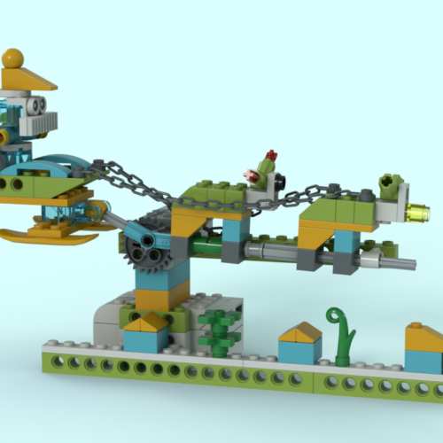 Санта на оленях Lego Wedo 2.0 инструкция по сборке скачать в формате PDF
