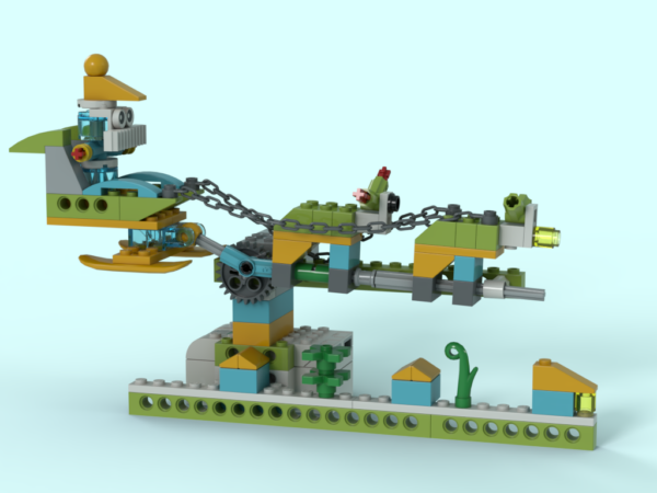 Санта на оленях Lego Wedo 2.0 инструкция по сборке скачать в формате PDF