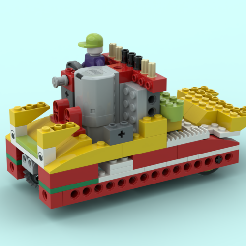 телега со снарядами Лего Ведо 1.0 инструкция по сборке скачать в формате PDF
