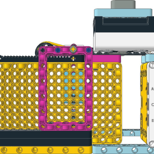 автоматические двери Lego Spike Prime скачать в формате PDF пошаговая схема сборки