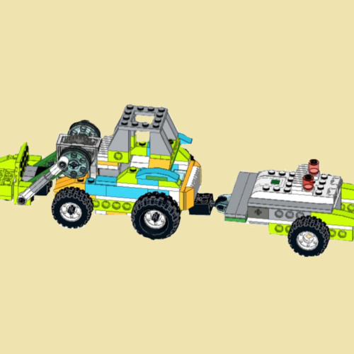 Мини эксковатор Lego wedo 2.0 инструкция по сборке скачать пошаговую схему в формате PDF для уроков по робототехнике