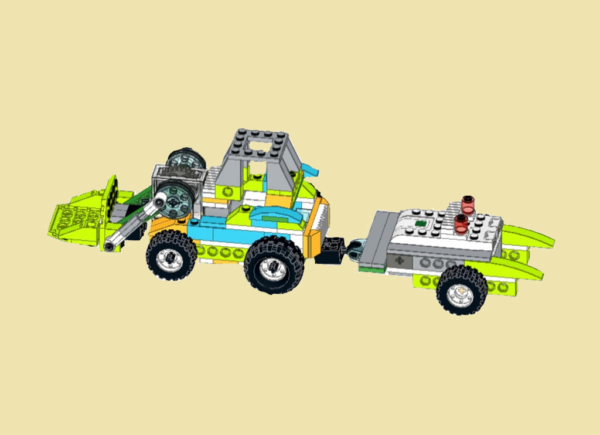 Мини эксковатор Lego wedo 2.0 инструкция по сборке скачать пошаговую схему в формате PDF для уроков по робототехнике
