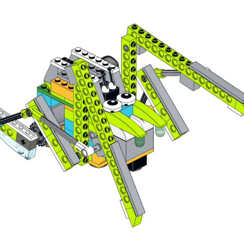 паучок Lego wedo 2.0 инструкция по сборке скачать в формате PDF пошаговая схема сборки для уроков по робототехнике