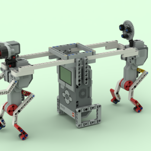 Грузчики Lego EV3 инструкция скачать в формате PDF пошаговая схема сборки для уроков по робототехнике