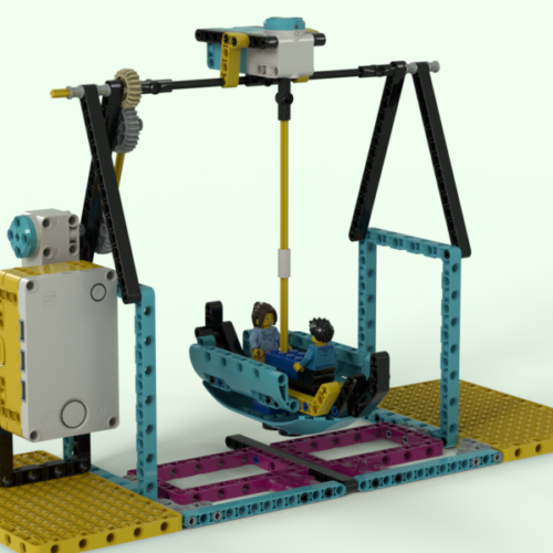 атракцион лодка Lego spike prime инструкция по сборке скачать в формате PDF пошаговая схема сборки конструктора для уроков по робототехнике