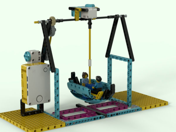 атракцион лодка Lego spike prime инструкция по сборке скачать в формате PDF пошаговая схема сборки конструктора для уроков по робототехнике