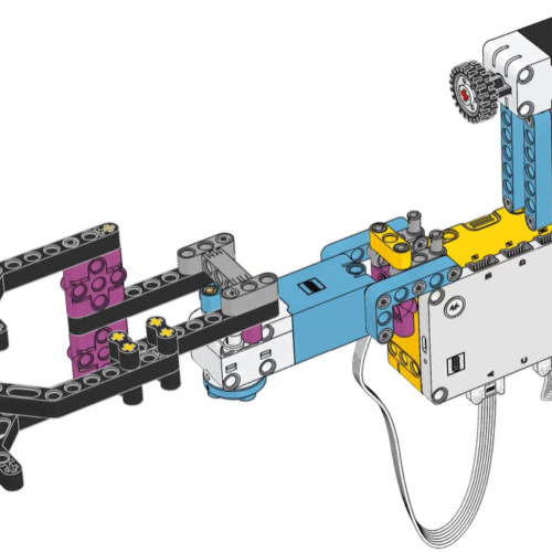 Захват Lego Spike Prime инструкция по сборке скачать в формате PDF пошаговая схема сборки модели для уроков по робототехнике ин программированию