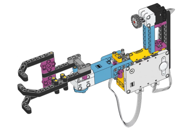 Захват Lego Spike Prime инструкция по сборке скачать в формате PDF пошаговая схема сборки модели для уроков по робототехнике ин программированию