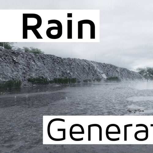 Rain Generator Blender addon скачать аддон для Блендер Генератор дождя