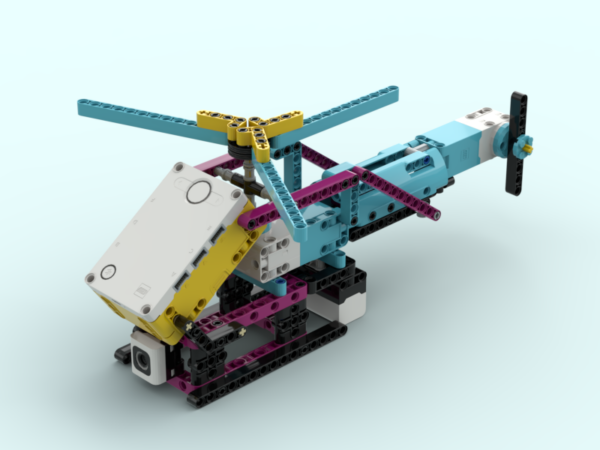 Вертолет Lego Spike Prime скачать инструкцию по сборке в формате PDF с программой для урока по робототехнике