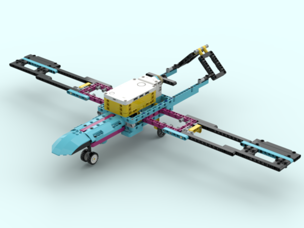 Беспилотник Lego Spike Prime скачать пошаговую инструкцию по сборке в формате PDF
