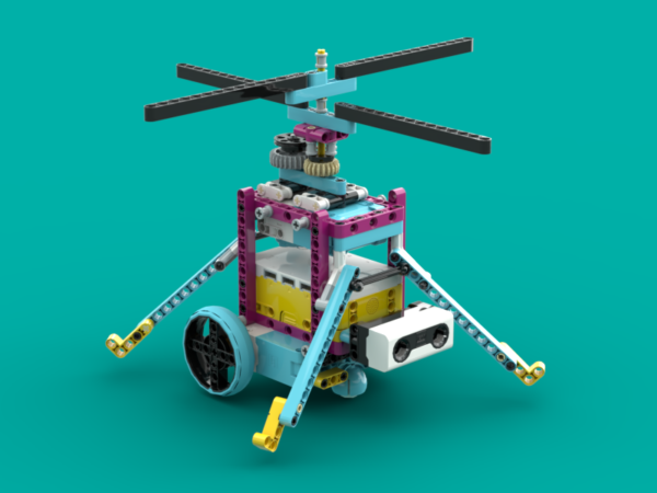 Марсианский вертолёт Lego Spike Prime инструкция по сборке скачать в формате PDF пошаговая схема и программа для урока по робототехнике
