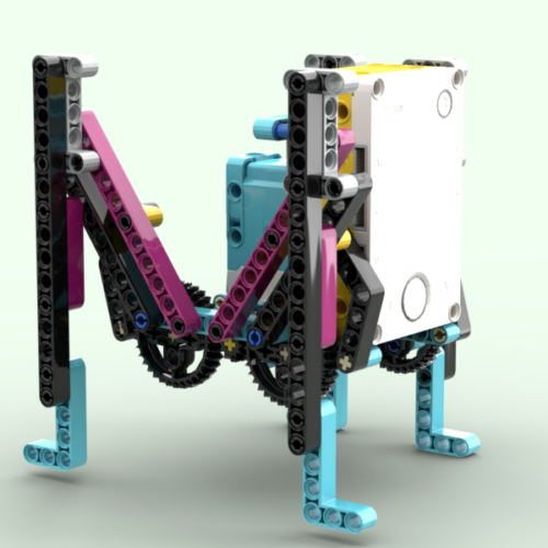 шагоход Lego Spike Prime инструкция по сборке скачать в формате PDF пошаговая схема для уроков по робототехнике