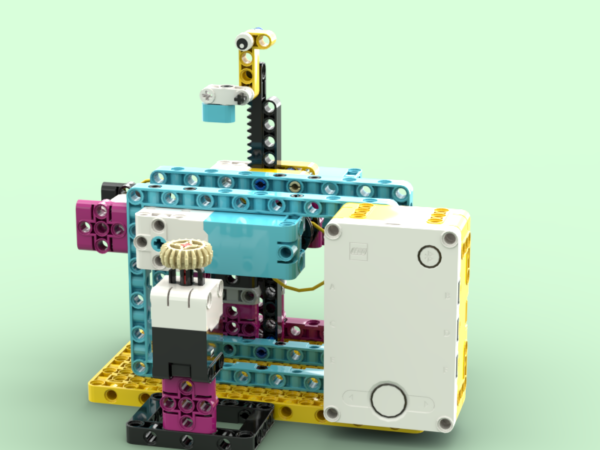 Динозаврик Lego Spike Prime инструкция по сборке PDF пошаговая схема для урока по робототехнике