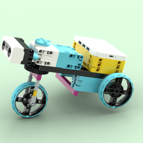 трехколесный мотоцикл Lego Spike Prime инструкция по сборке скачать пошаговую инстукцию по сборке PDF