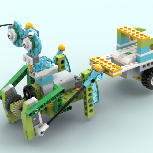 Лошадка с телегой Lego wedo 2.0 пошаговая инструкция в формате PDF скачать схему сборки робота Лошадка