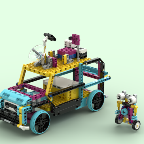 Радиолокационная машина Lego Spike Prime инструкция по сборке скачать пошаговую схему сборки робота PDF