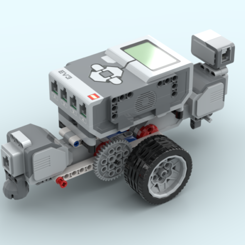 Вращающийся волчок Lego EV3 Mindstorms инструкция PDF скачать пошаговую схему сборки для урока по робототехнике и программированию