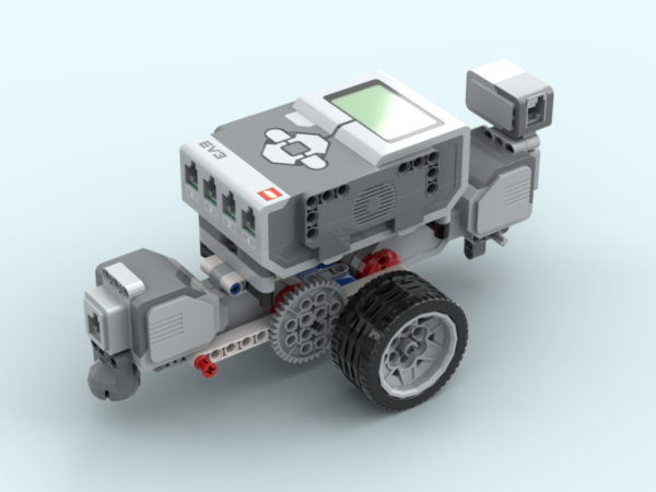 Вращающийся волчок Lego EV3 Mindstorms инструкция PDF скачать пошаговую схему сборки для урока по робототехнике и программированию