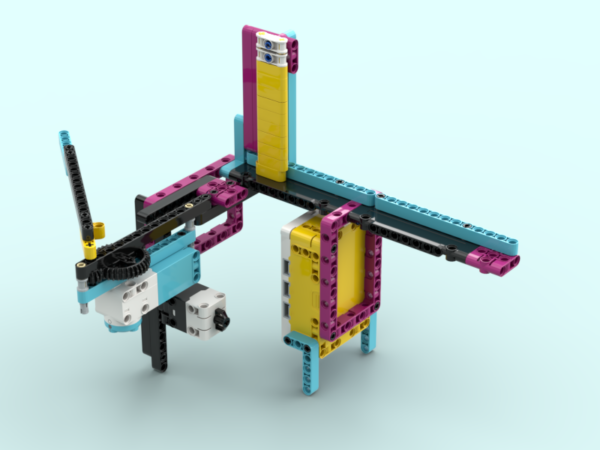 Lego Spike Prime Пистолет инструкция Gun Machine PDF скачать пошаговую инструкцию схема сборки в формате PDF конструктор Lego робототехника